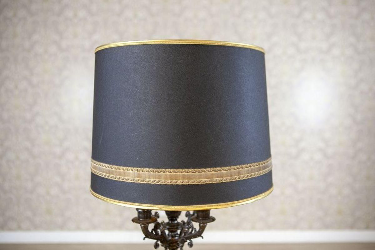 Mid Century Modern Desk Lamp From The Middle Of 20th Century In Black photo vinterior