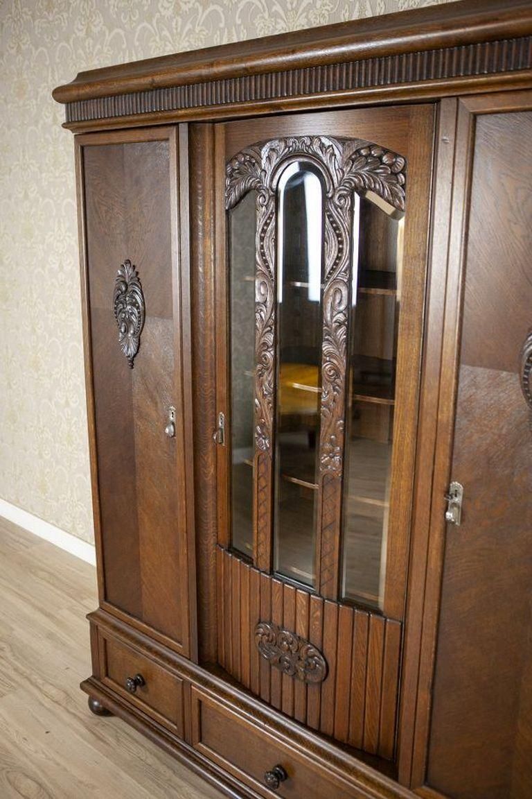 Oak Bookcase From The 1930s In Brown photo buy