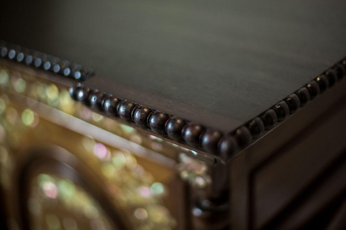 Oriental Cabinet With Mother Of  Pearl, Turn Of The 19th And 20th Centuries photo buy