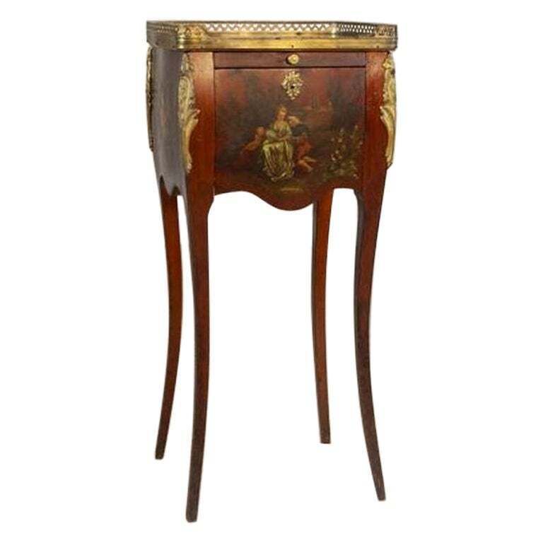 Louis XV Walnut Nightstand From The Turn Of The Centuries