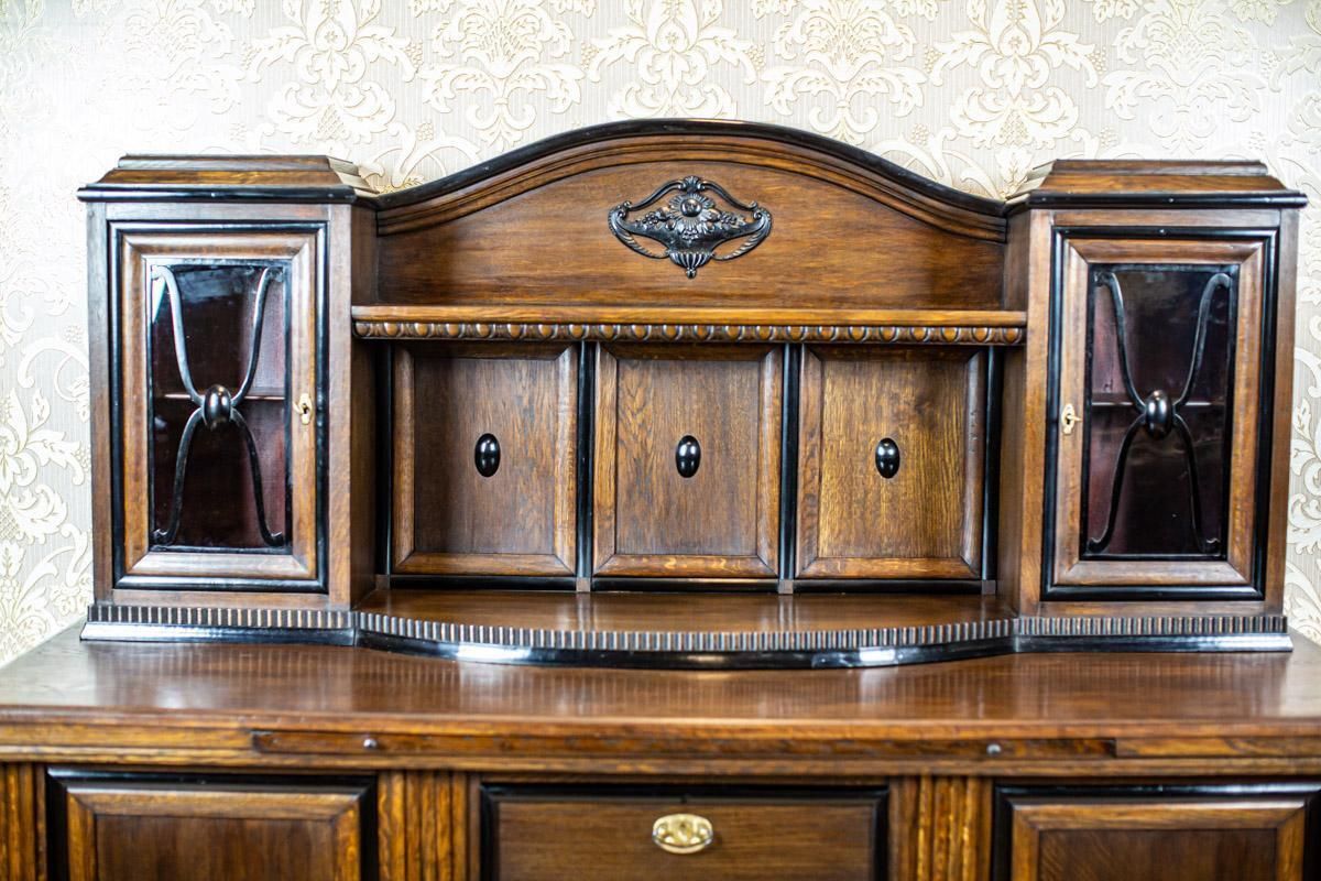 Grand Oak Veener Buffet From The Interwar Period photo furniture