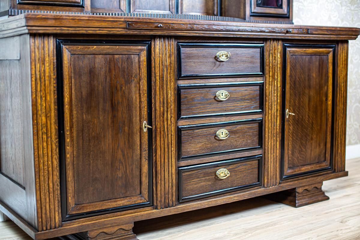 Grand Oak Veener Buffet From The Interwar Period photo buy