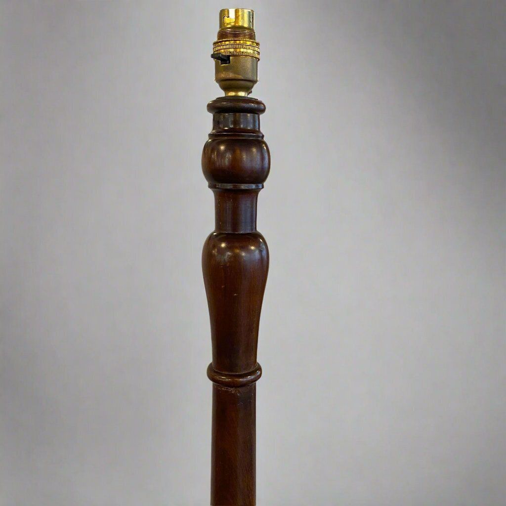 Antique Oak Standard Lamp In The Style Of Heals & Sons photo furniture