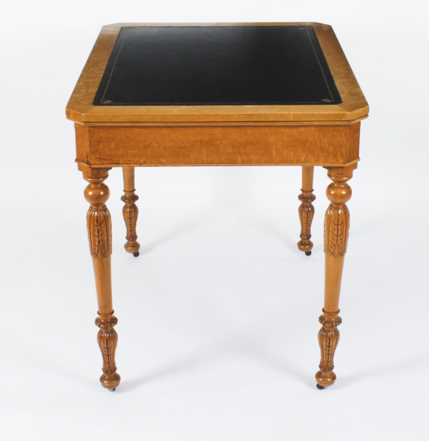 Antique Gillows Style Birdseye Maple Writing Desk C.1880 photo buy