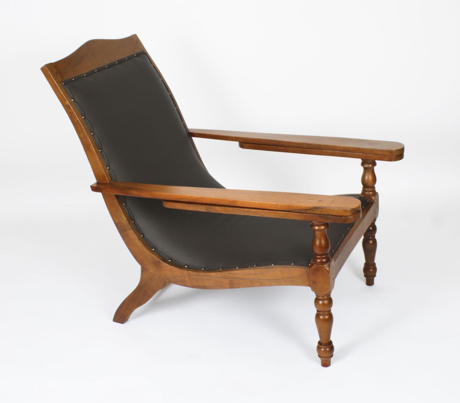 Anglo Indian Teak Planter's Chair With Extending Arms19th Century photo furniture