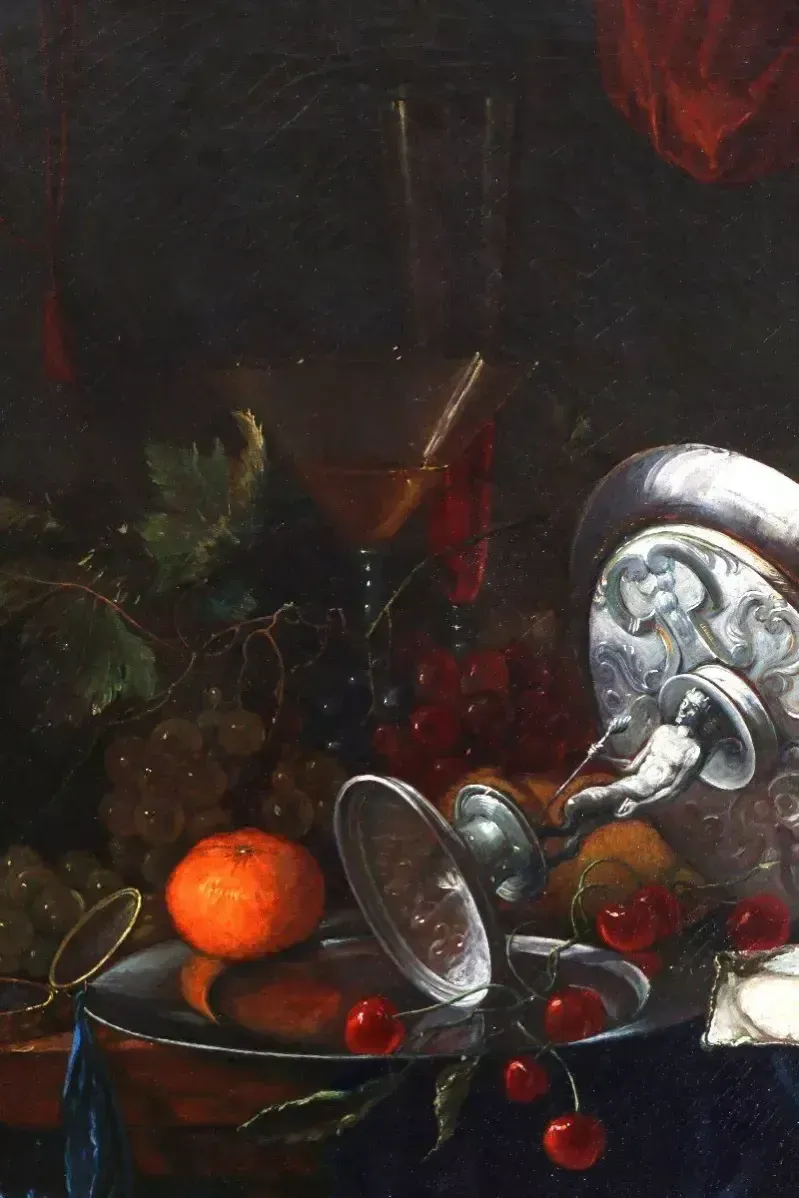 Dutch School Of The Late 18th Century After A Work By Jan Davidsz De Heem photo for sale