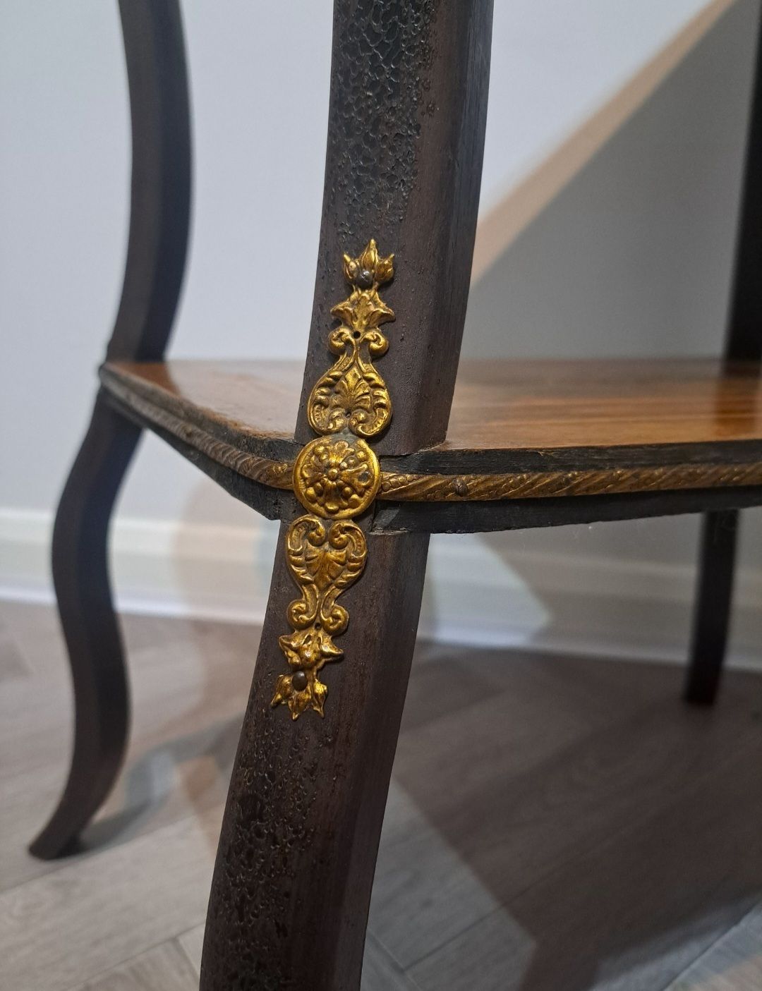 495.0 French Napoleon III Jardiniere Table Mid 1800's photo