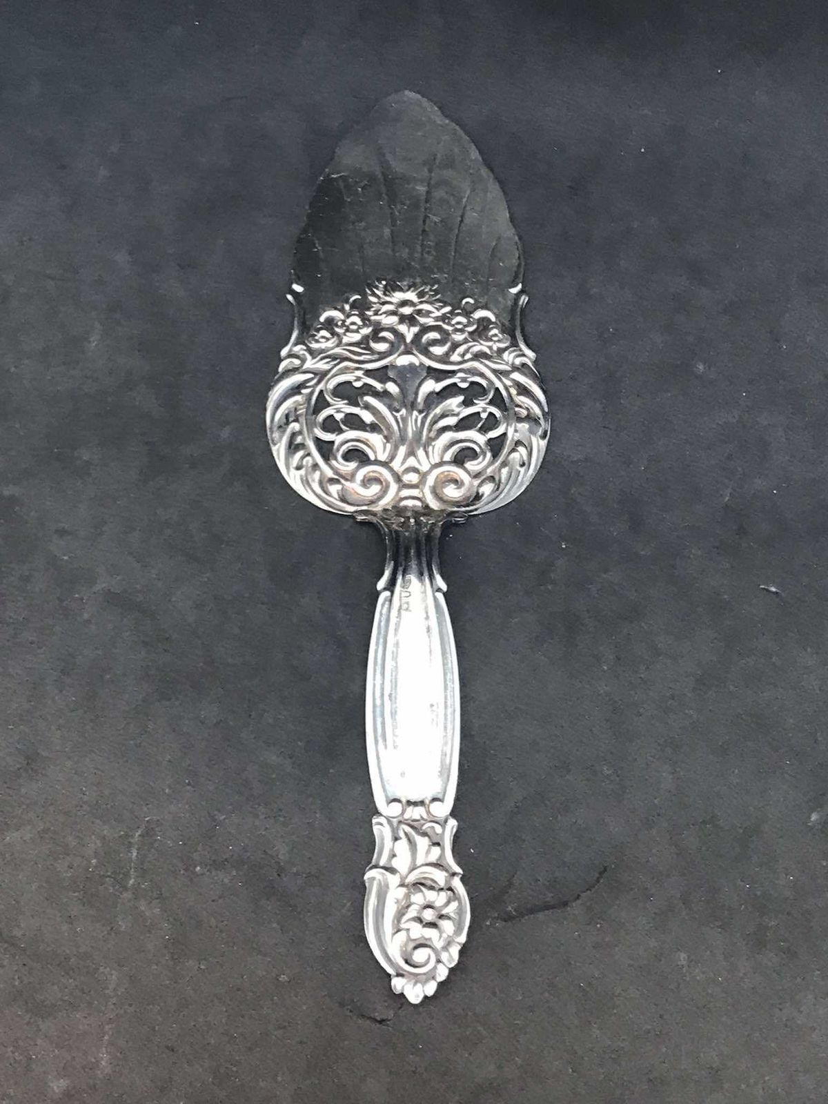Taartschep – Art Nouveau – Vintage Bestek – Bruiloft Of Feestelijk Cadeau photo vinterior