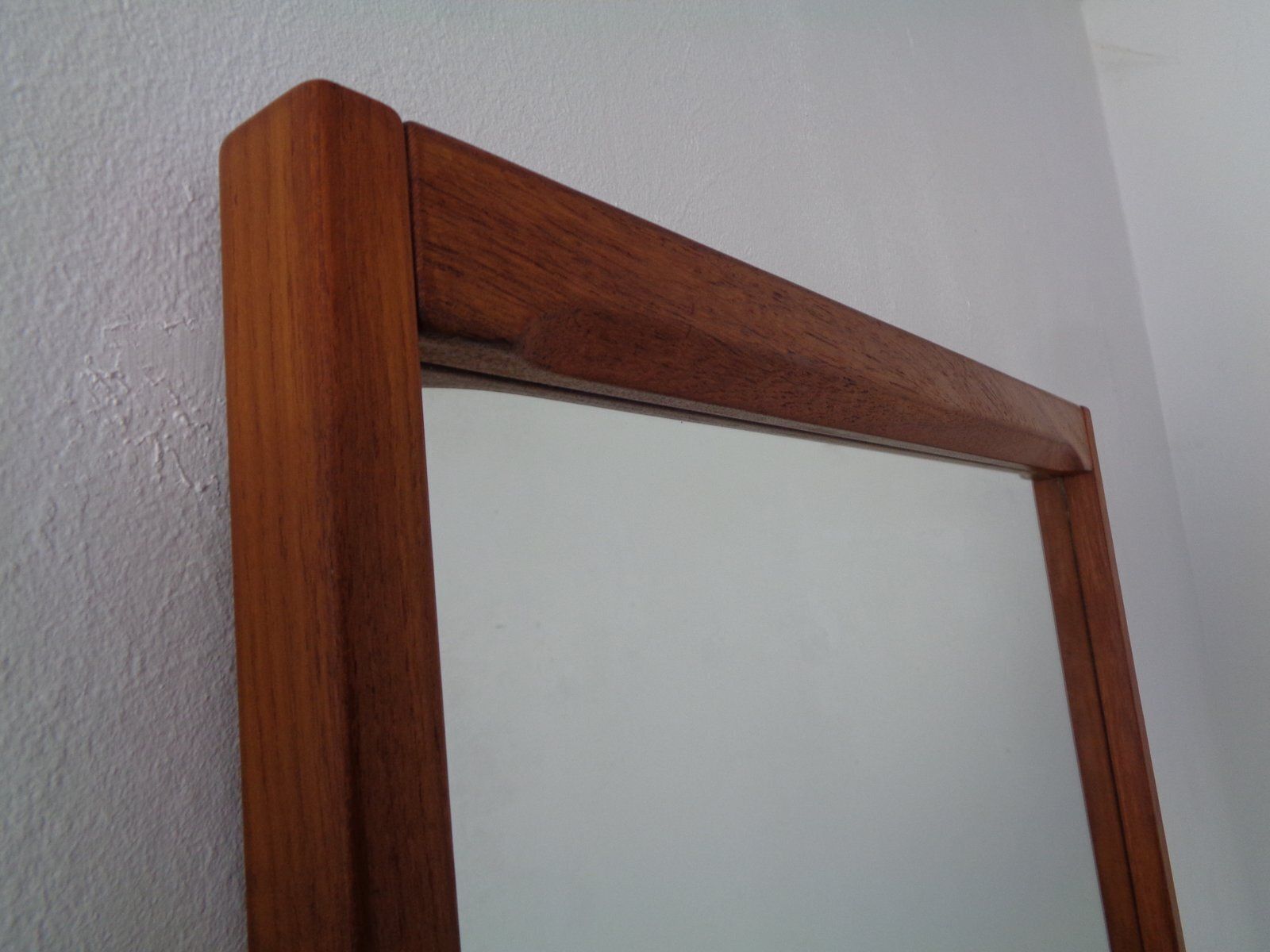 photo for sale Danish No 196 Mirror In Teak By Aksel Kjersgaard, 1960s