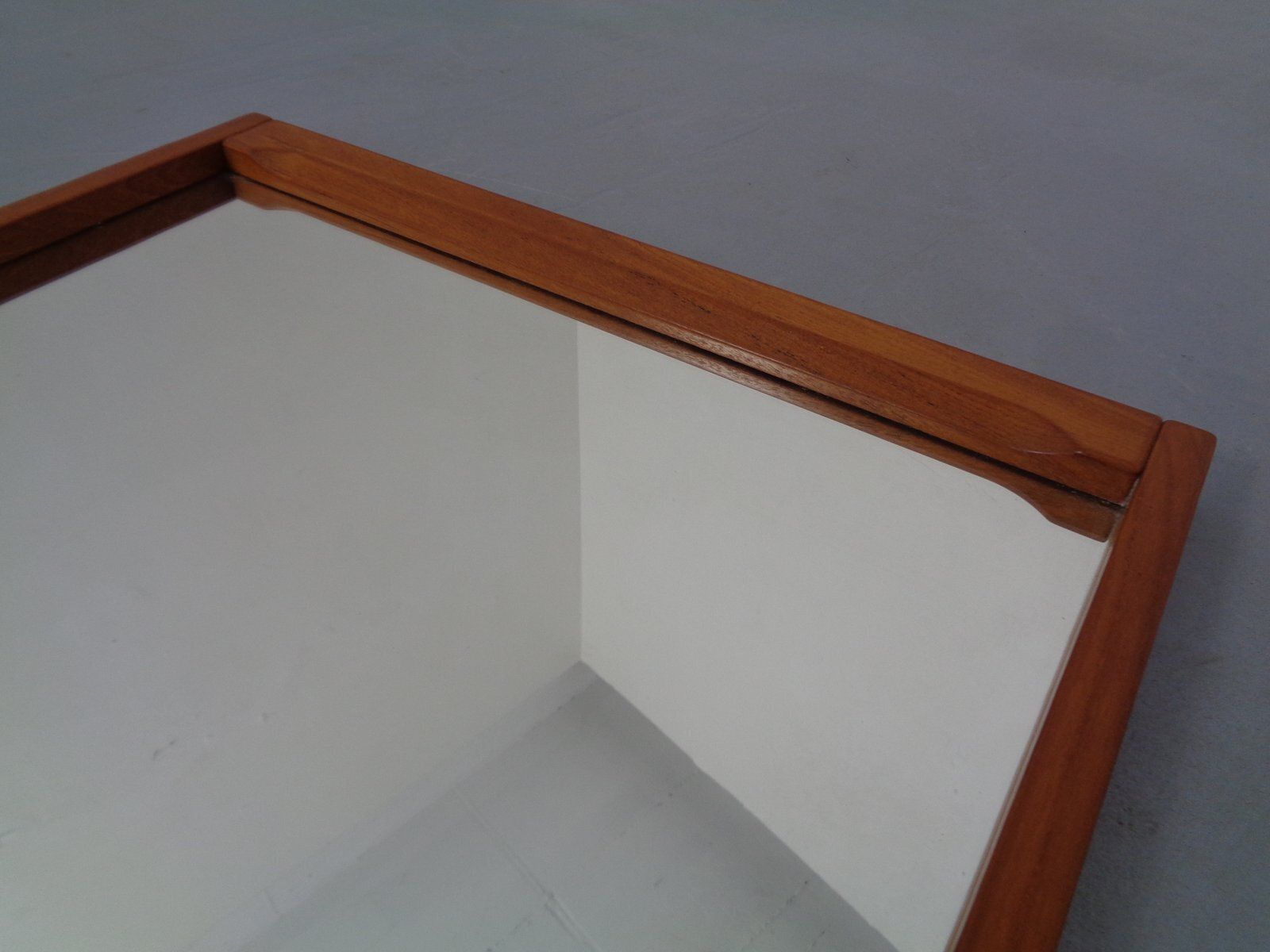 410.0 Danish No 196 Mirror In Teak By Aksel Kjersgaard, 1960s photo