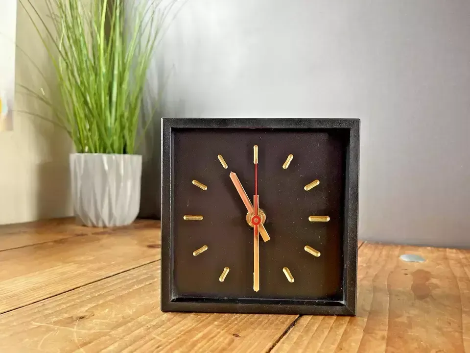 Vintage Welsh Slate Inigo Jones Farmhouse Mantel Clock Country House Not Working photo buy