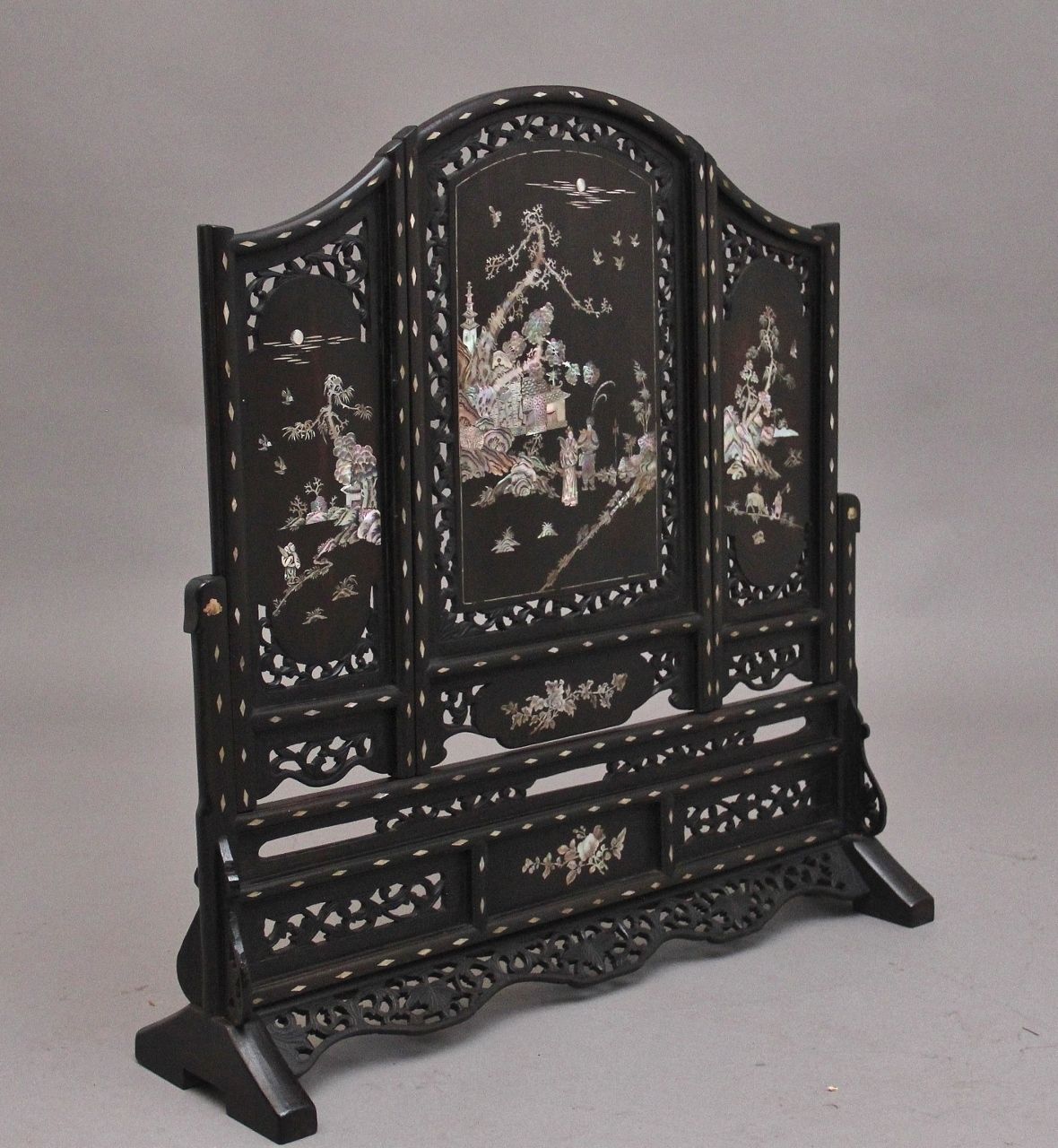 19th Century Chinese Table Screen photo for sale
