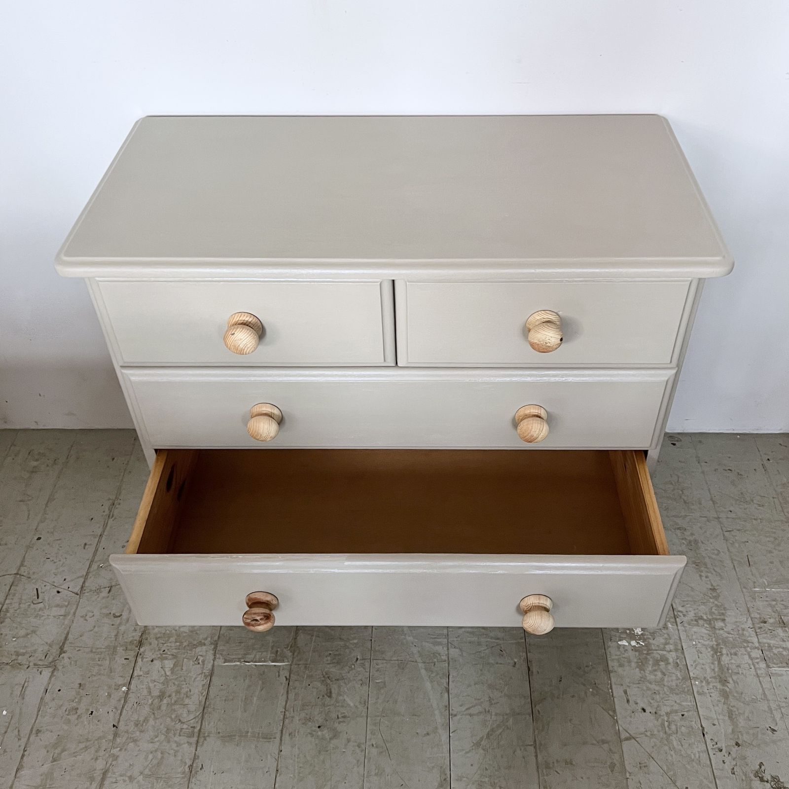 Small Newly Painted Pine Chest Of Drawers photo buy