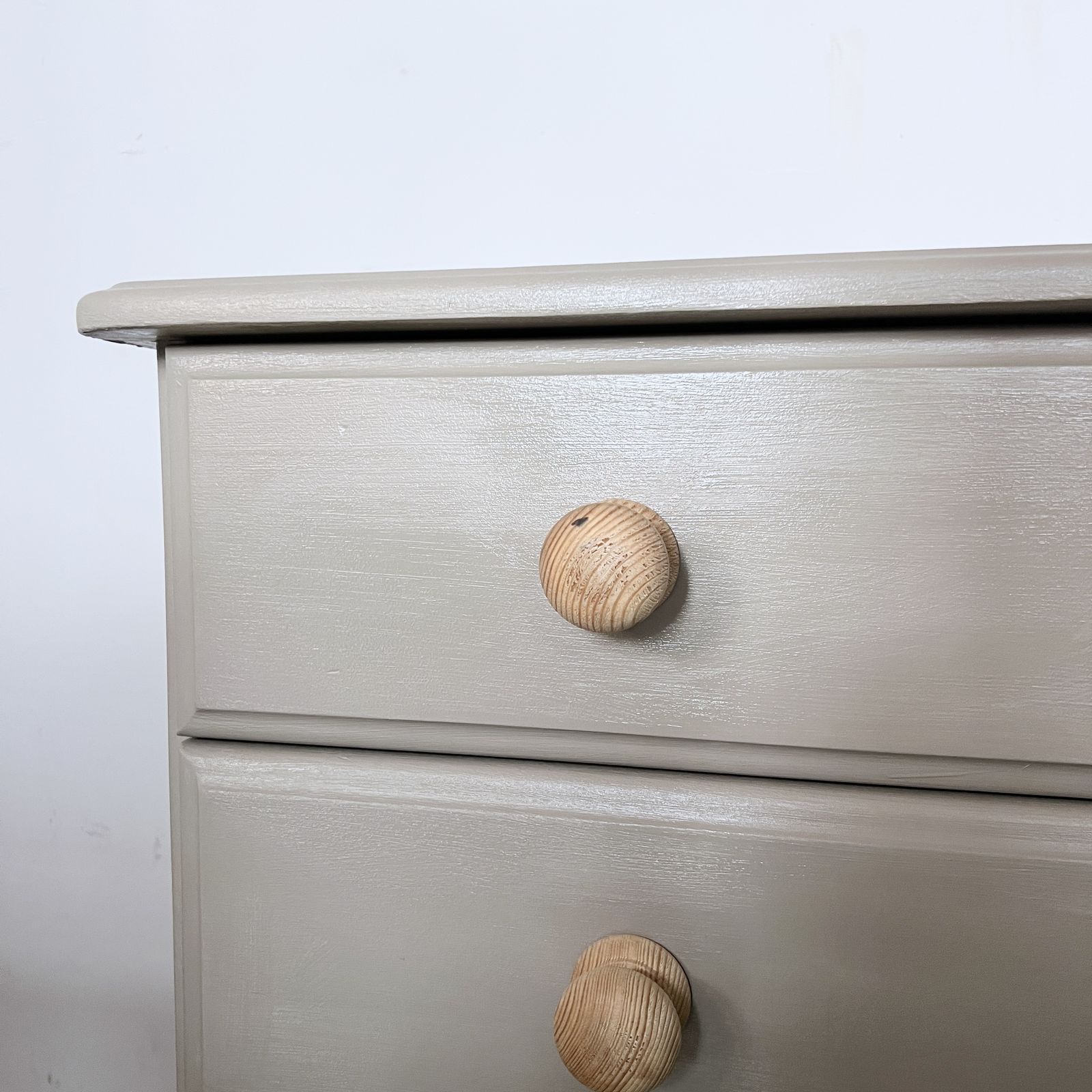 Small Newly Painted Pine Chest Of Drawers photo vintage