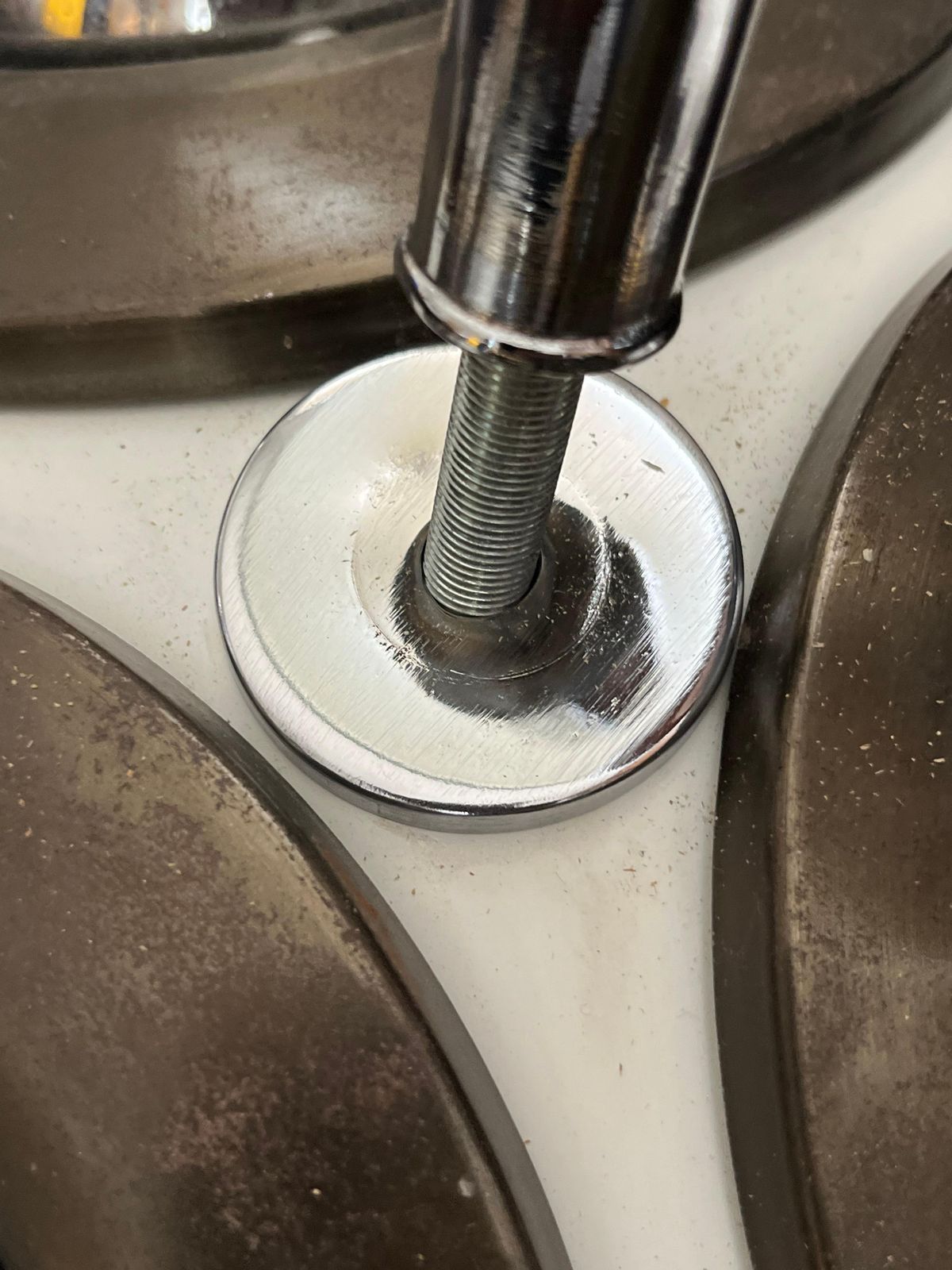 photo for sale Set Of 2 Rare Mid Century Ceiling Lights  By Angelo Lelli For Arredoluce 1950s