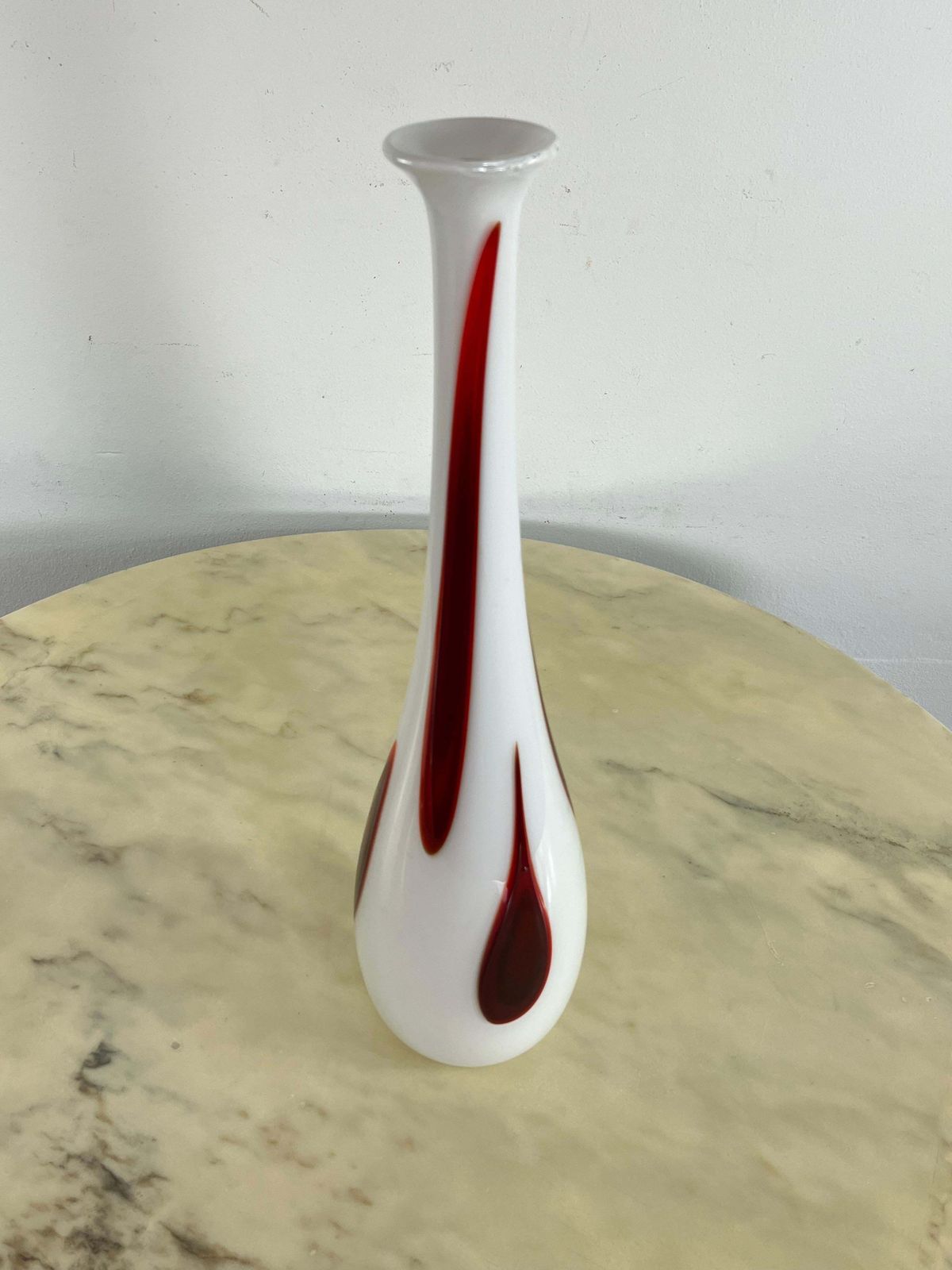 photo furniture Large Murano Glass Vase, Handmade With The Blown Glass Technique 1970s