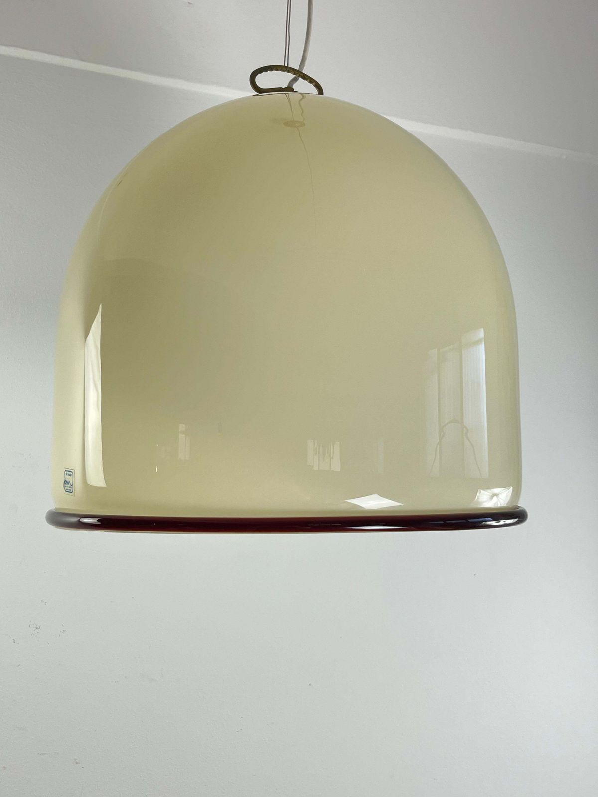 Mid Century De Majo Murano Glass Bell Chandelier, 1960s photo 1050.0