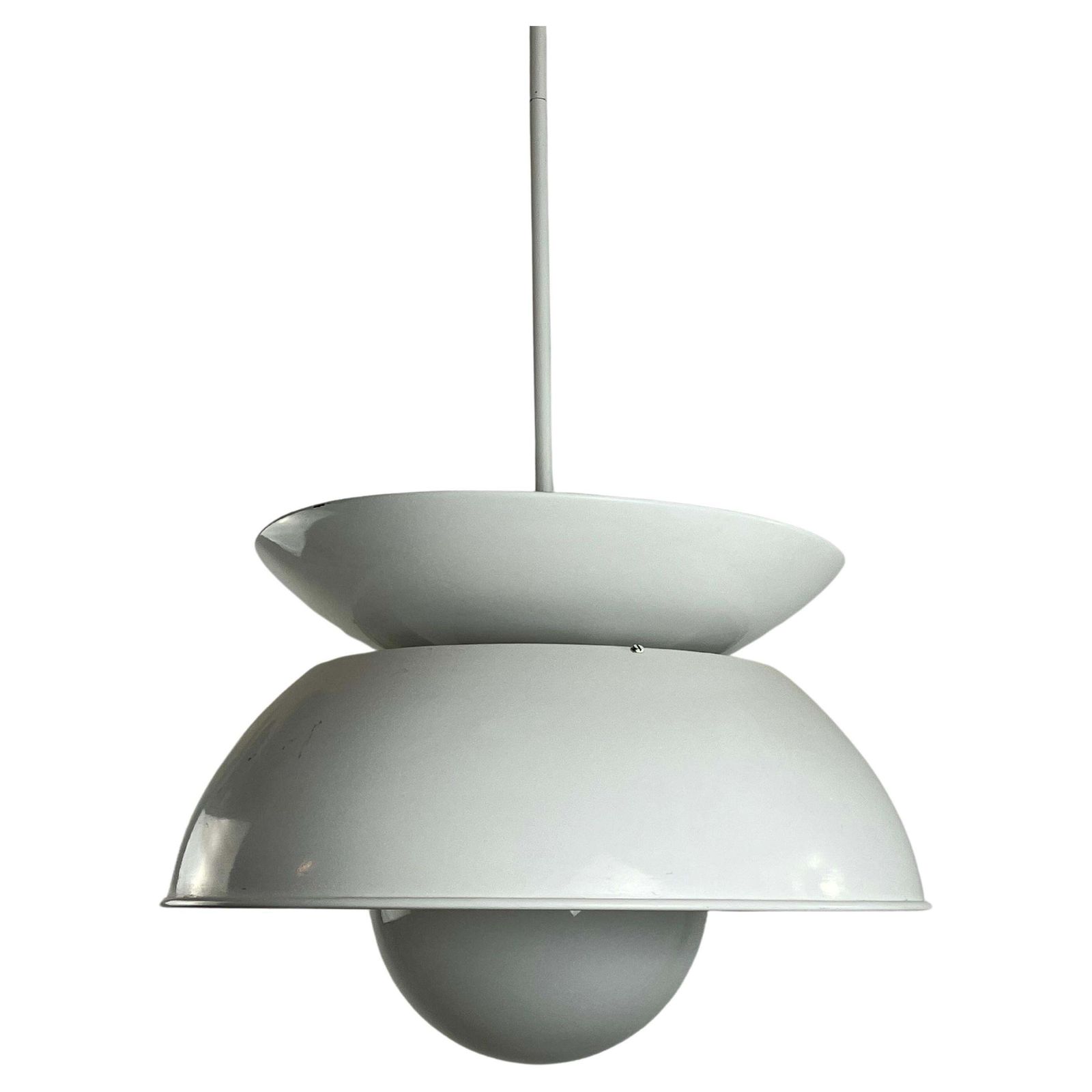 Mid Century Cetra Model Chandelier Attributed To Vico Magistretti For Artemide
