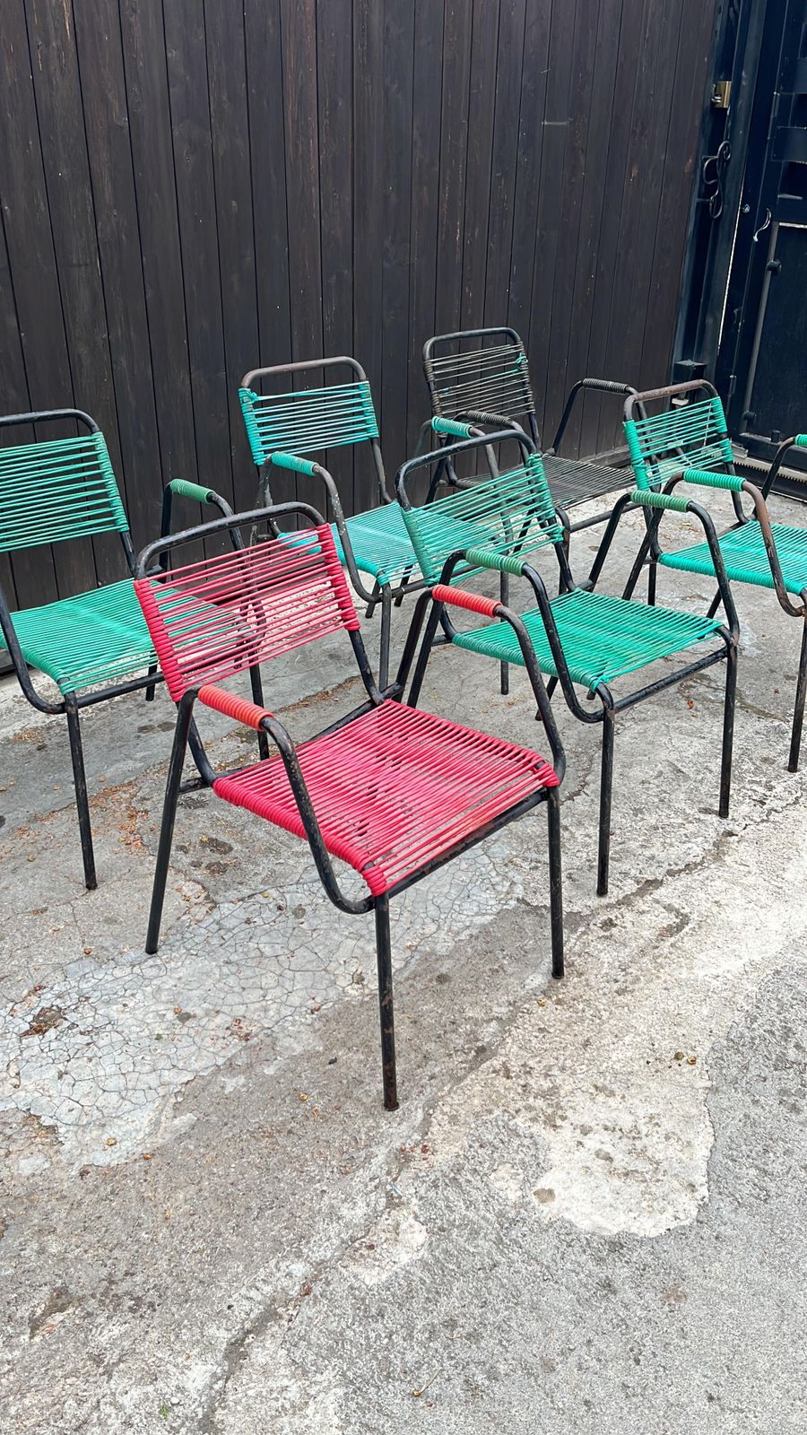 Mid Century Set Of 6 Italian Bar Chairs, 1960s photo Furniture