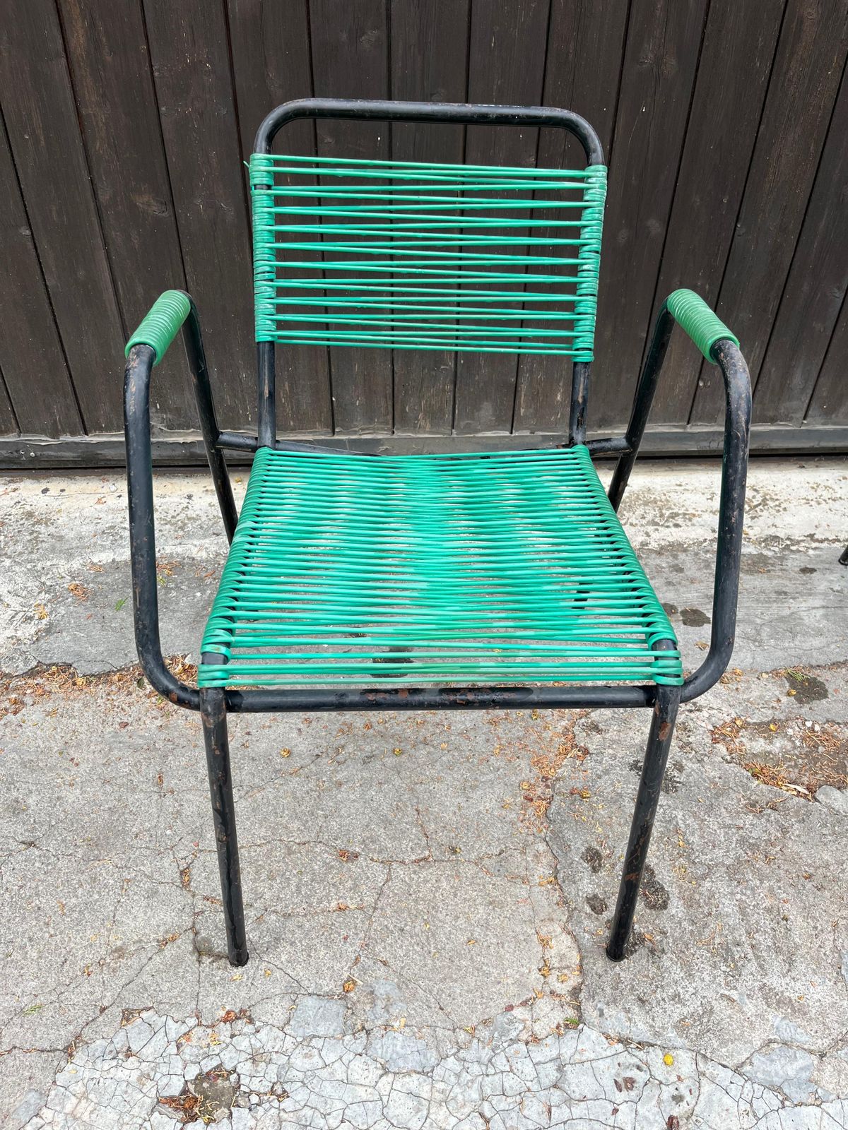 photo for sale Mid Century Set Of 6 Italian Bar Chairs, 1960s