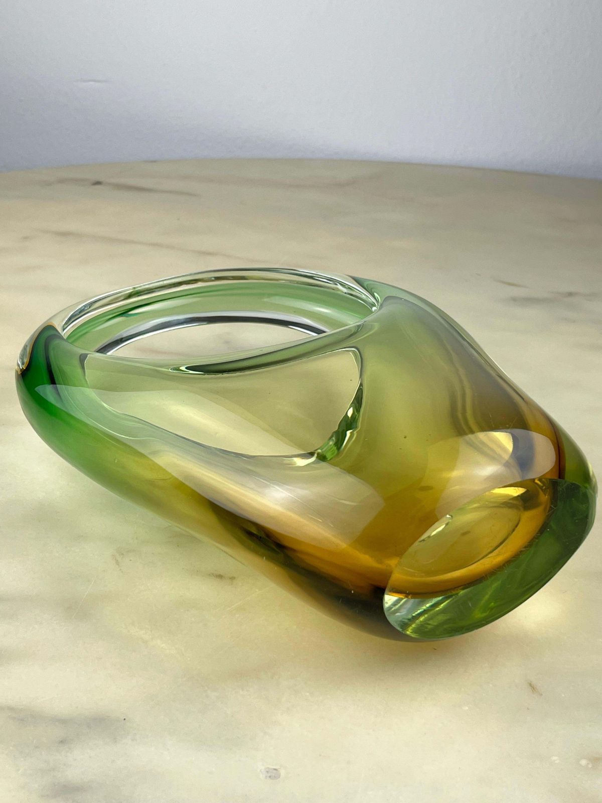 Sommerso Murano Glass Vase  Made In Italy 1960s photo buy