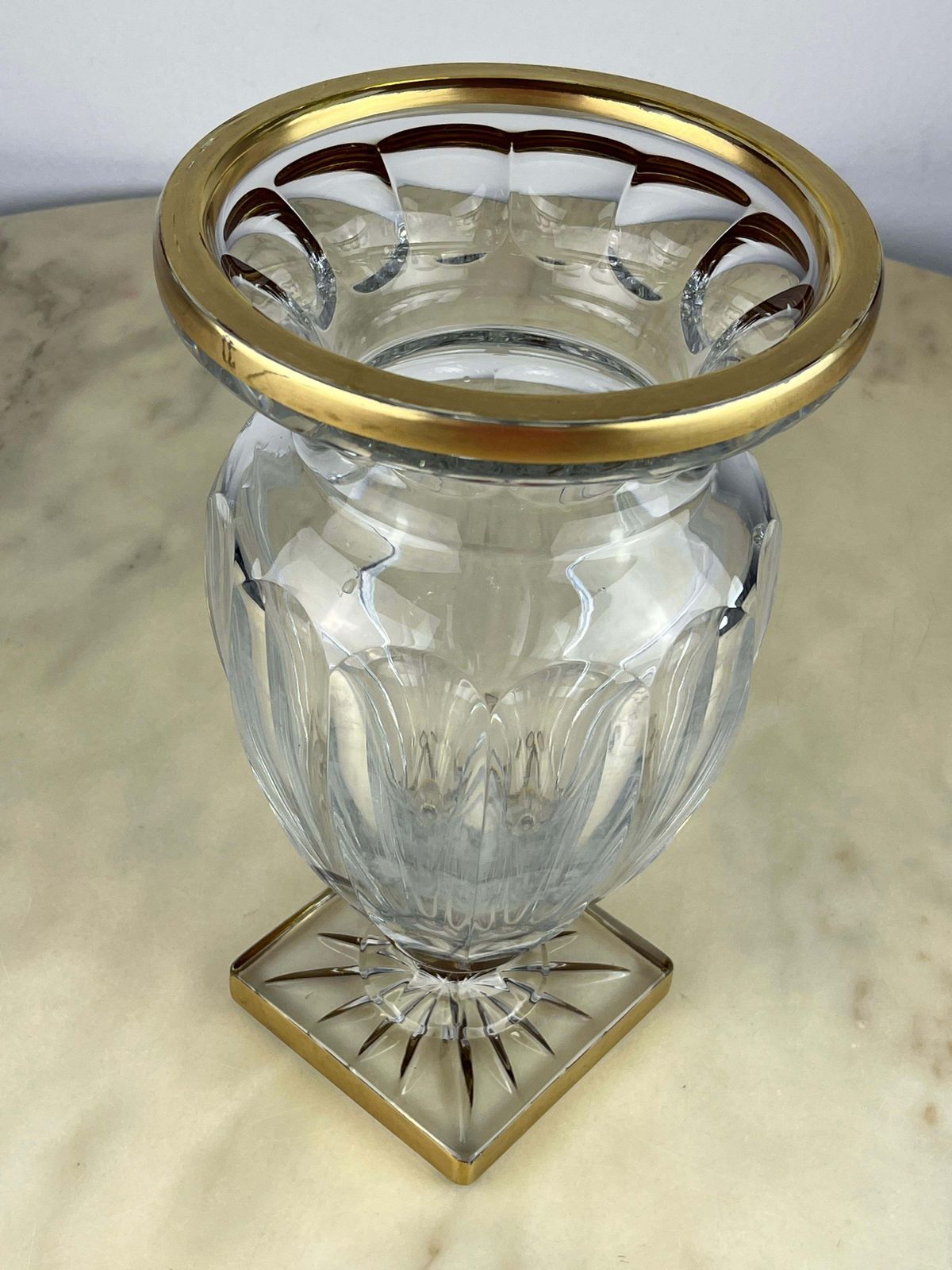 Lead Crystal Vase, France, 1980s photo 384.0