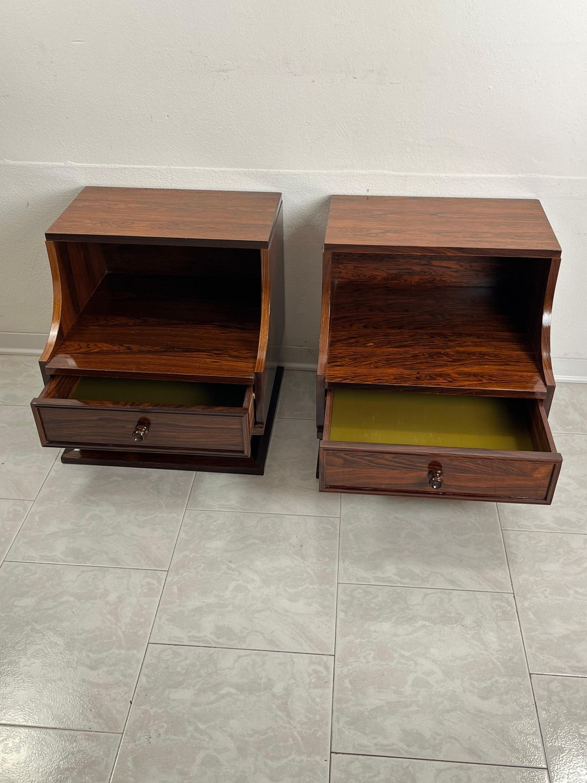 Set Of 2 Italian 1970s Bedside Tables photo for sale