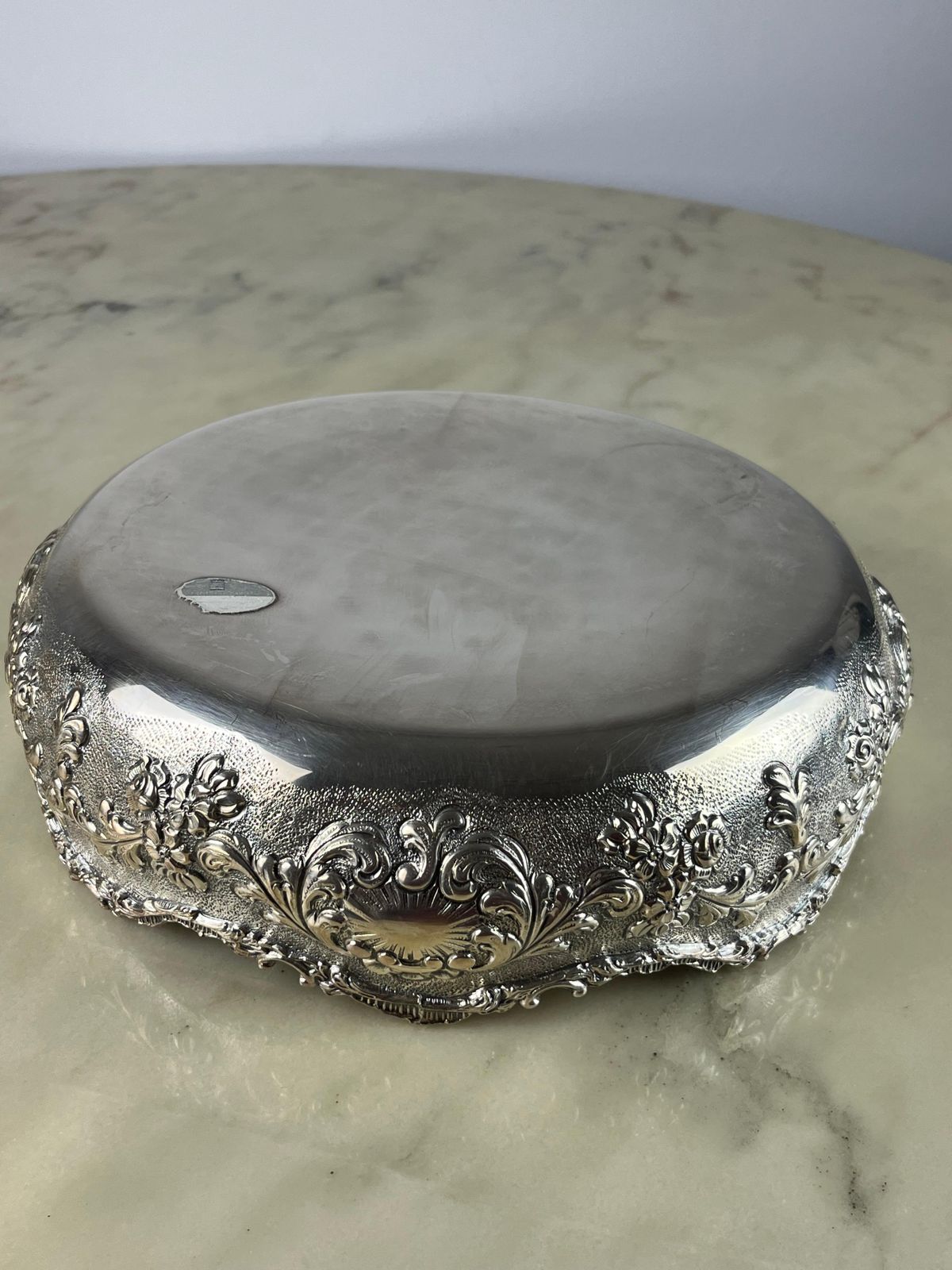 Handmade Centerpiece In 800 Silver, Italy, 1980s photo 4952.0