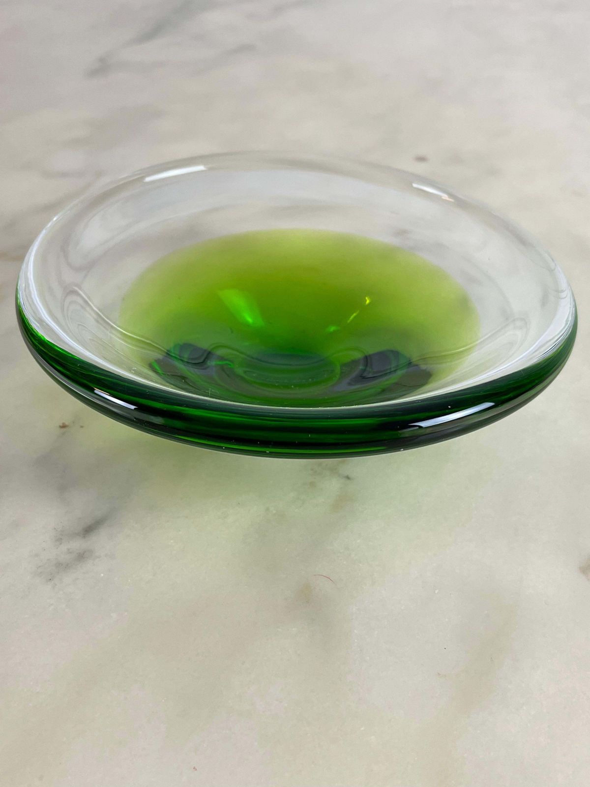 Ashtray / Pocket Tray In Submerged Murano Glass, Italy, 1970 photo buy
