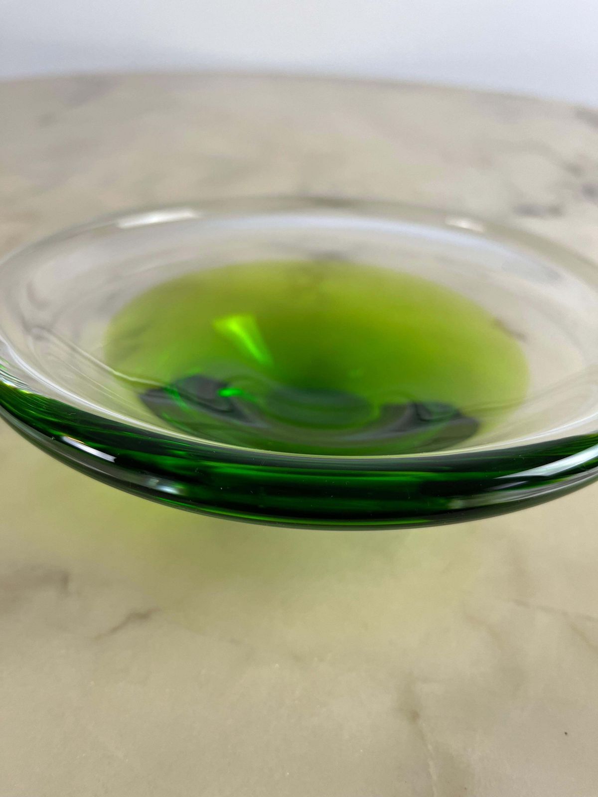 299.0 Ashtray / Pocket Tray In Submerged Murano Glass, Italy, 1970 photo