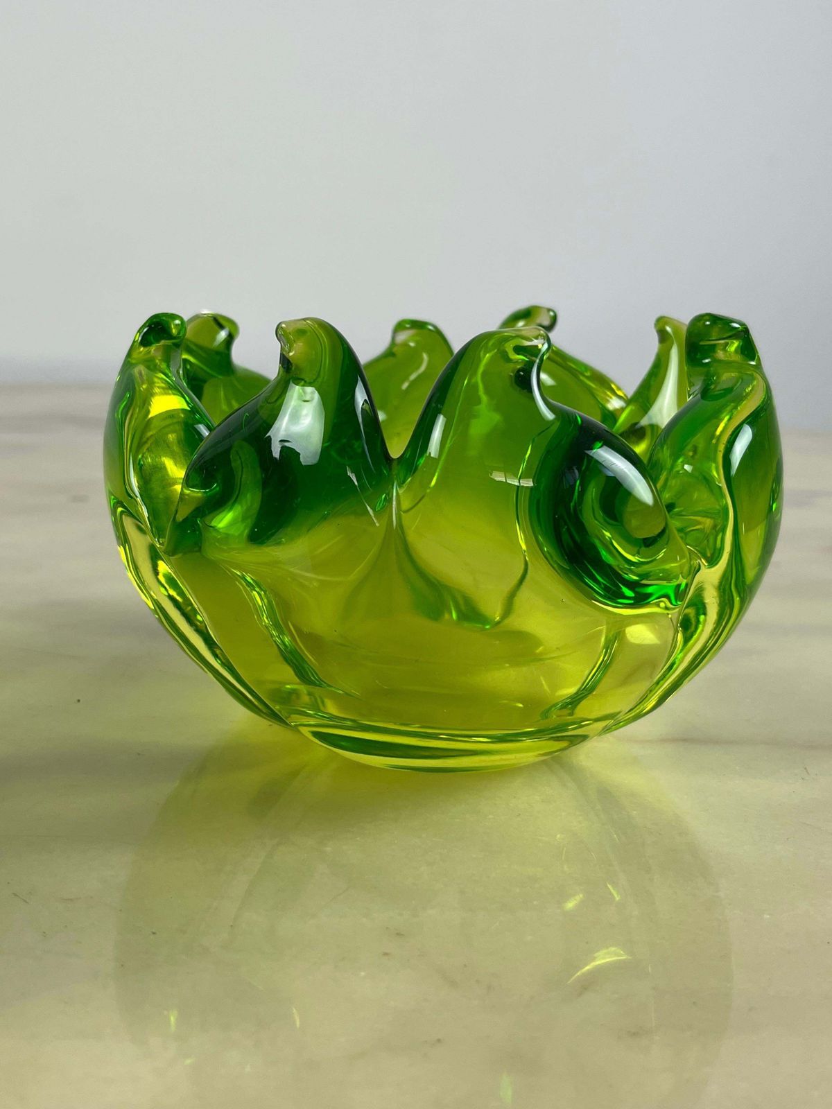 Pair Of Ashtrays Valet Trays In Murano Glass, Italy, 1980 photo for sale