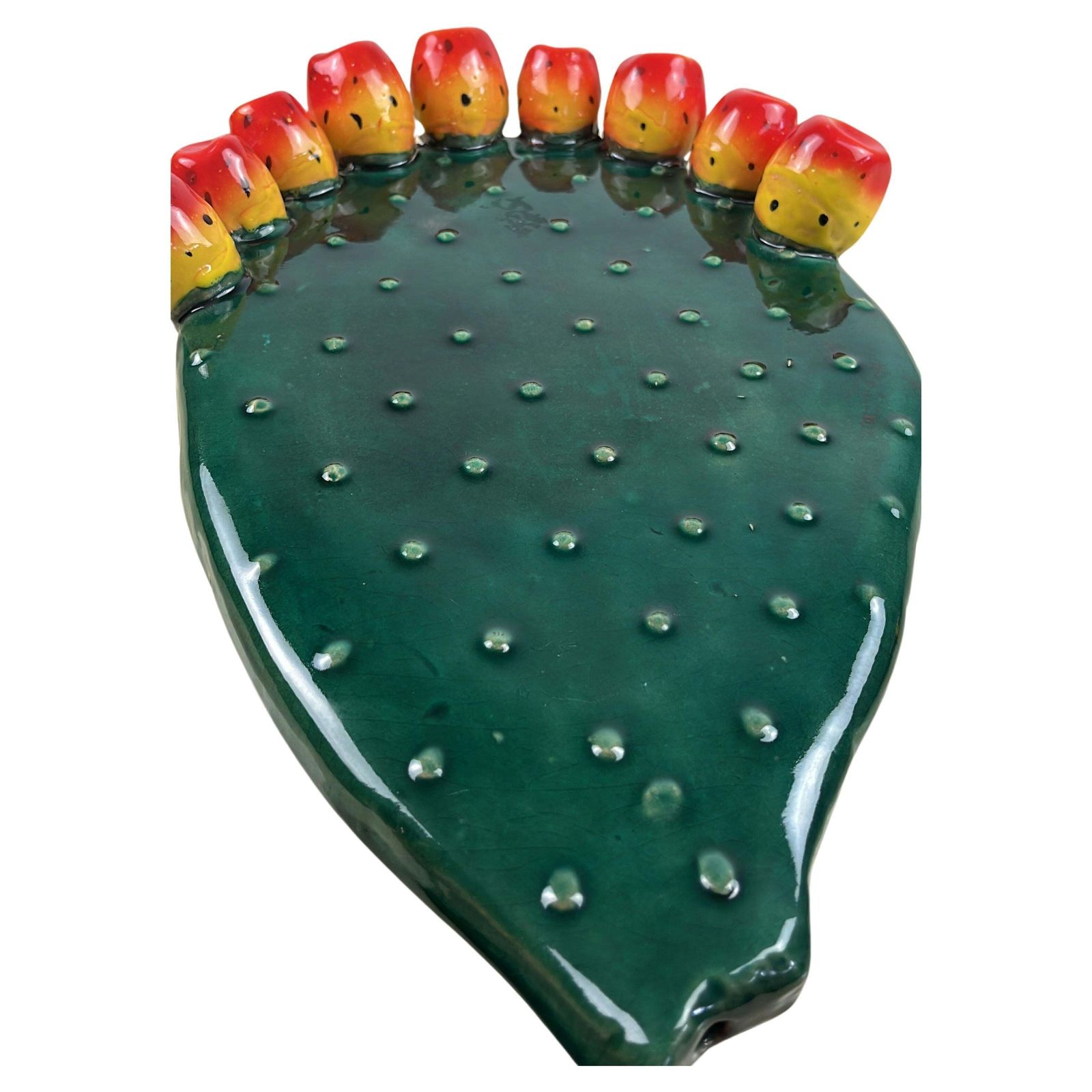 photo furniture Sicilian Glazed Terracotta Wall Decoration, Italy, 1980s