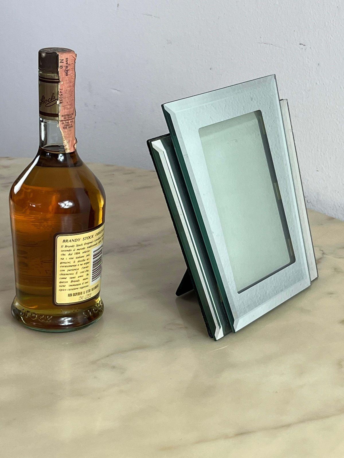 Art Deco 1940s Mirrored Glass Photo Holder photo buy