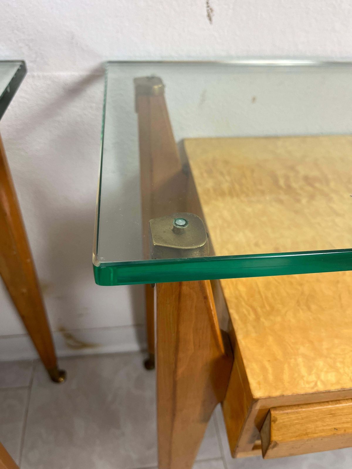 2817.0 Set Of 2 Bedside Tables G. Cecchini/C. Lissone Attributed To Vittorio Dassi 1950 photo