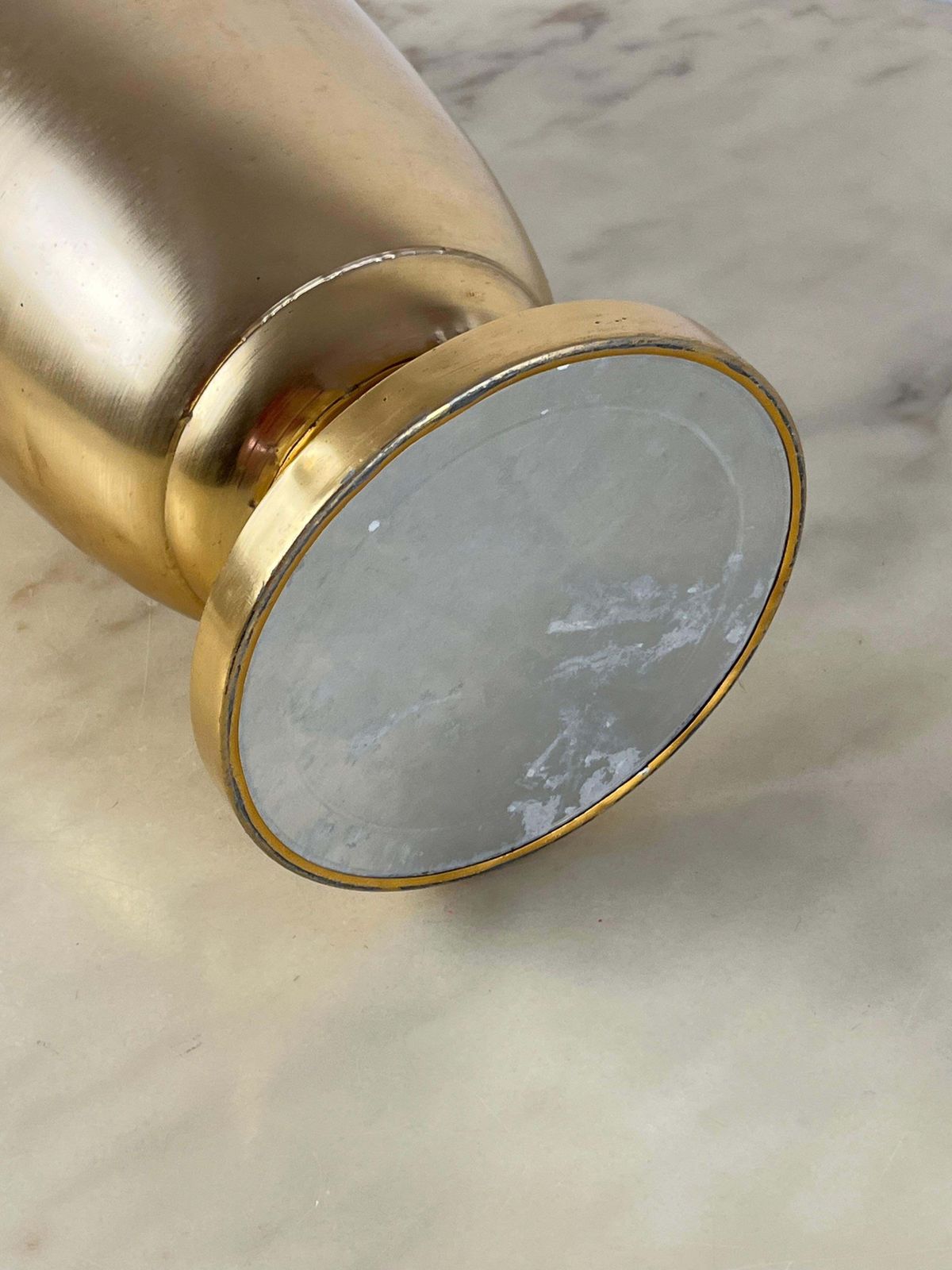 Antique Italian Brass Umbrella Stand, 1950s photo vinterior