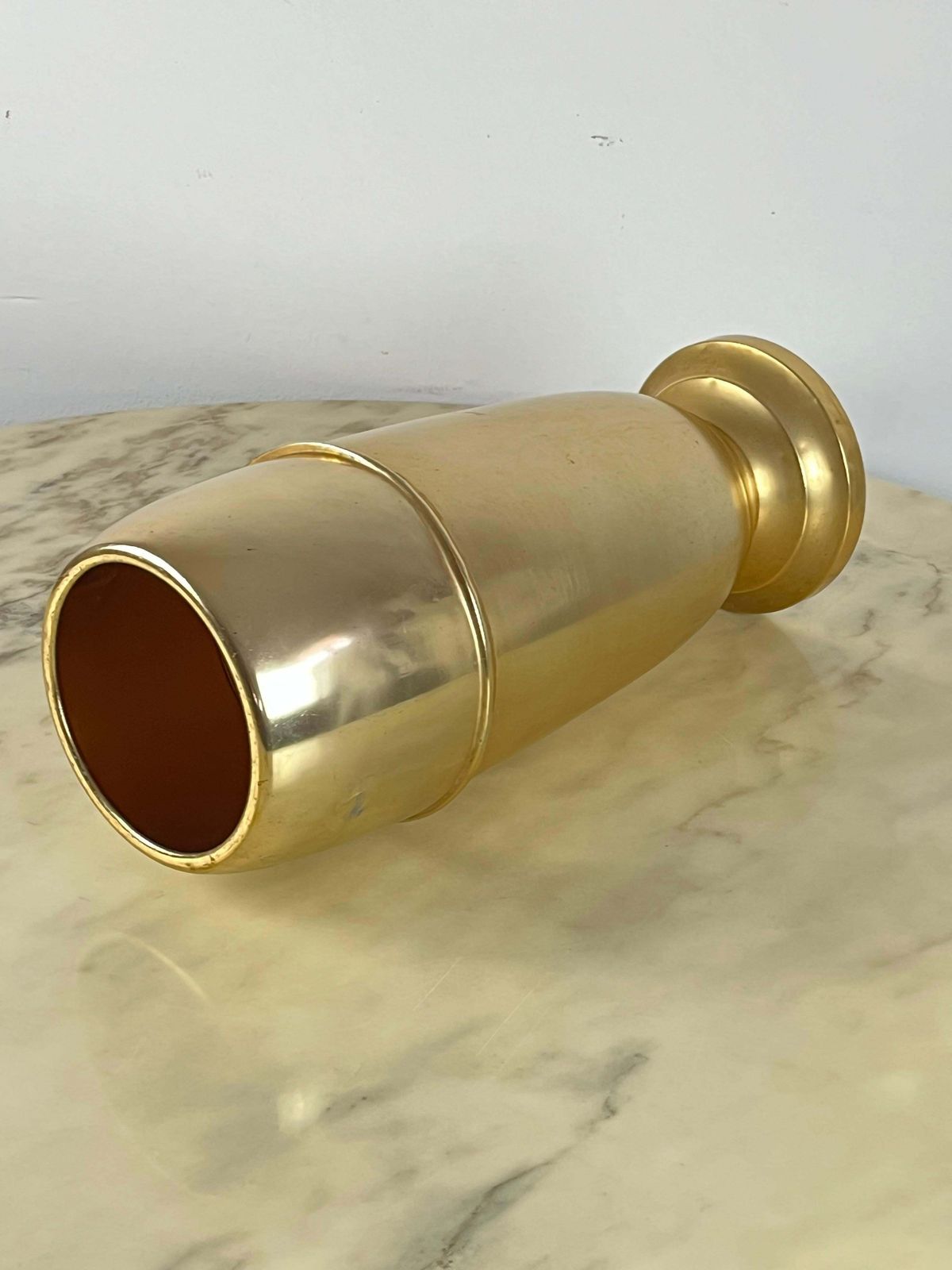 Antique Italian Brass Umbrella Stand, 1950s photo buy