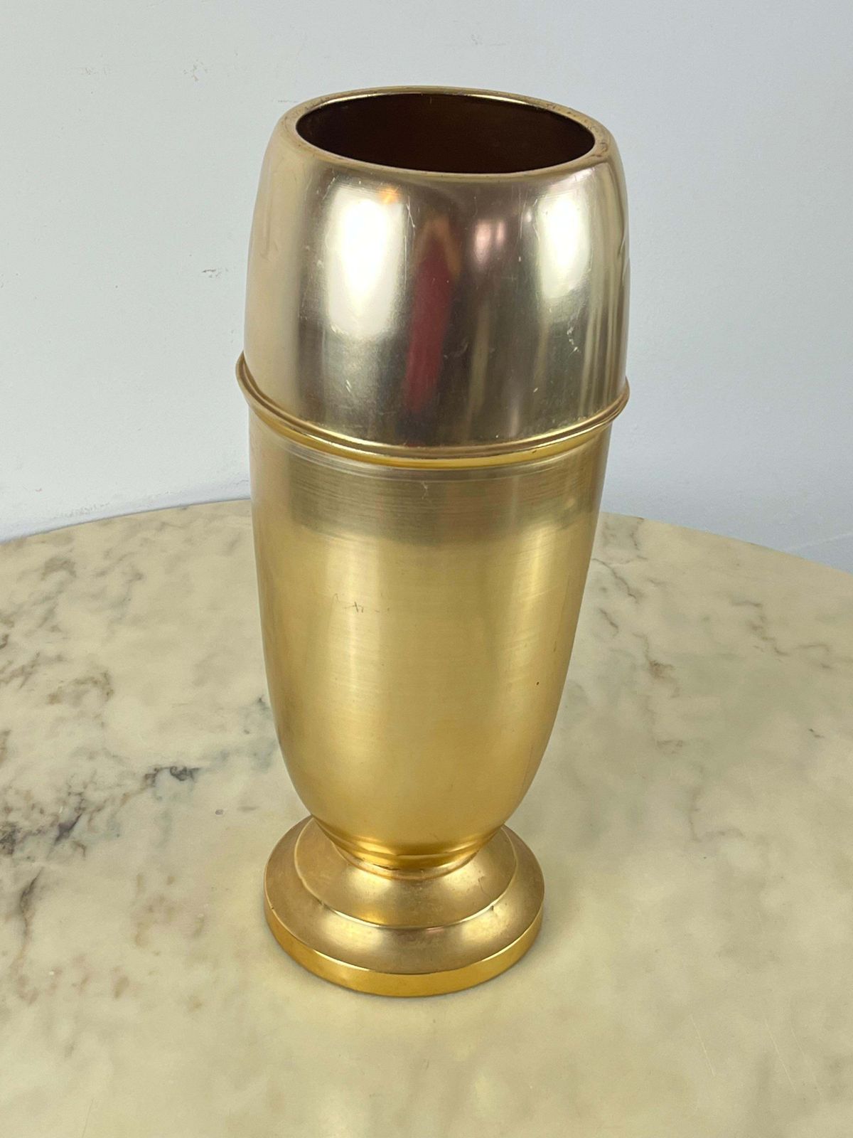 photo furniture Antique Italian Brass Umbrella Stand, 1950s