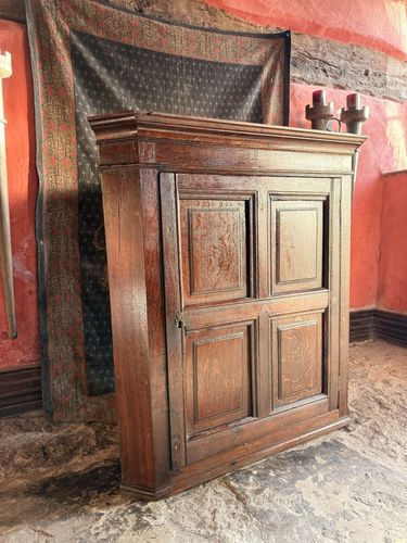 Original Handsome George III Panelled Georgian Corner Cabinet Cupboard C1760 photo for sale