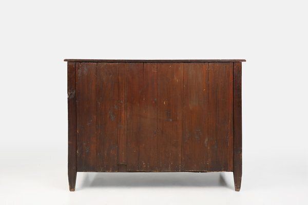 photo for sale Antique Handcrafted And Carved Oak Chest Of Drawers, 1800s