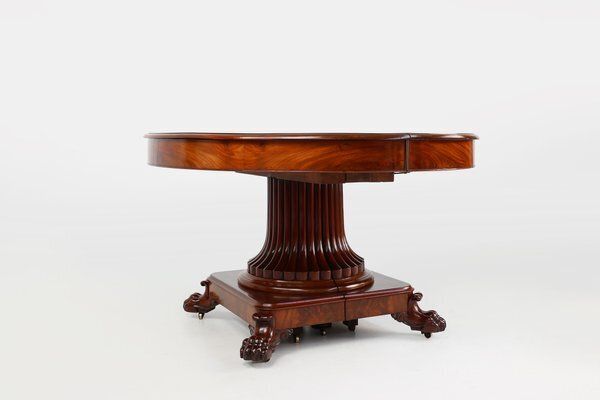 English Victorian Extendable Dining Table, 1830s photo for sale