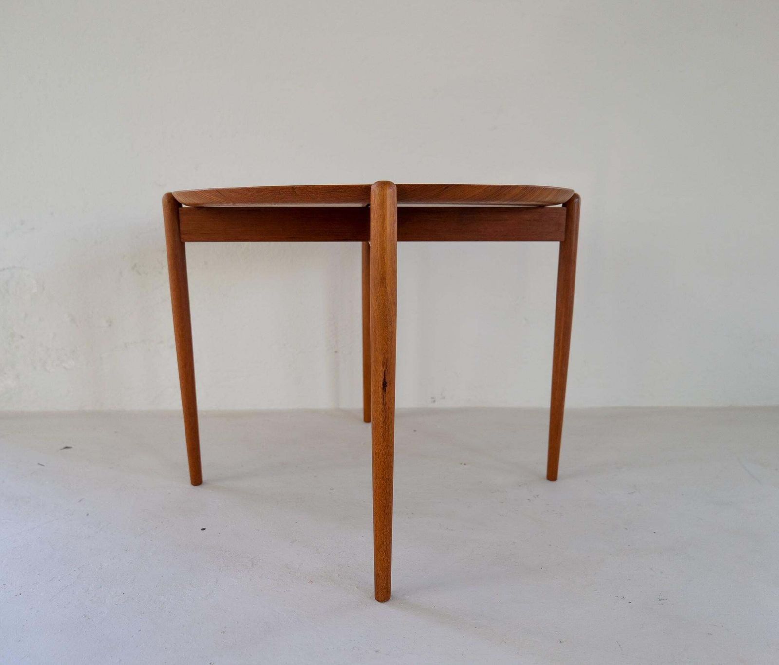 photo buy Midcentury Modern Side/Tray Table In Teak Sweden 1960s