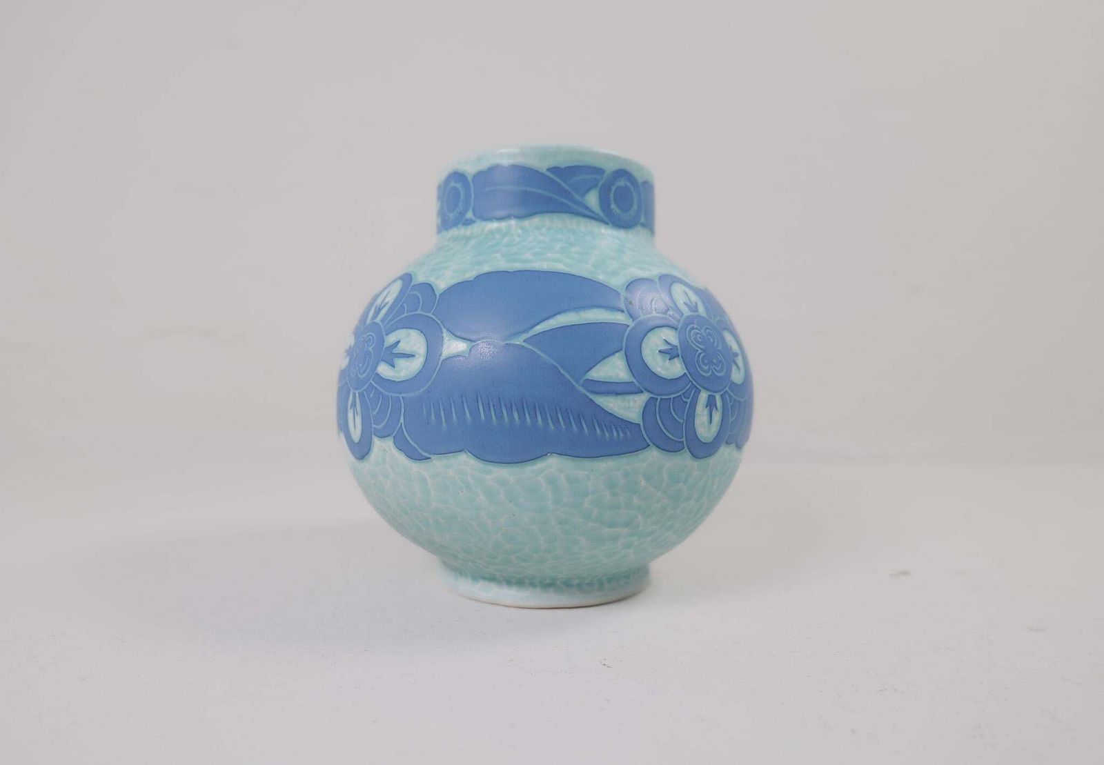 Art Deco Vase Gustavsberg Sgraffito Josef Ekberg, Sweden, 1922 photo 1119.0