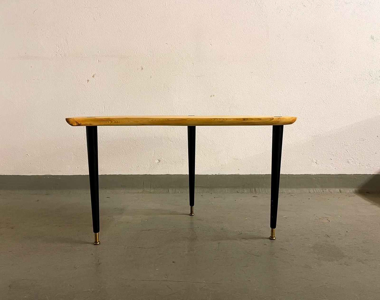 Kidney Shaped Side Table Produced By Svensk Fur, Sweden, 1970s photo furniture