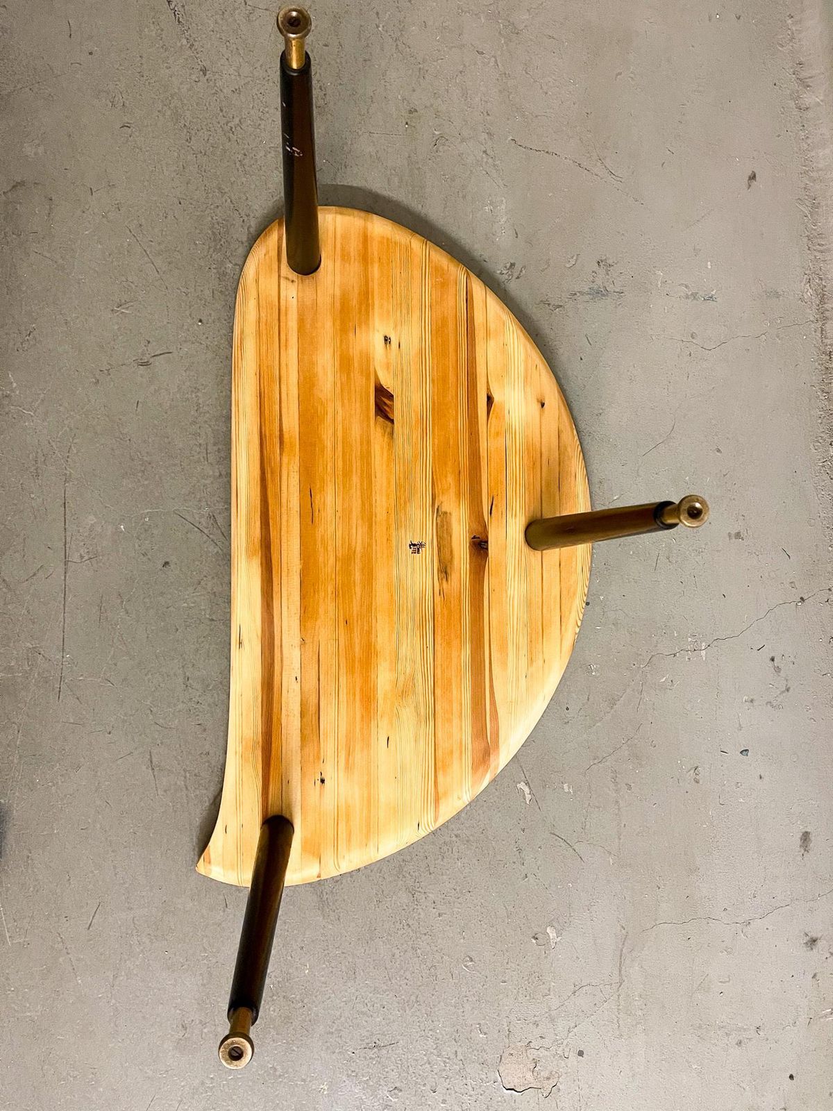 photo vintage Kidney Shaped Side Table Produced By Svensk Fur, Sweden, 1970s