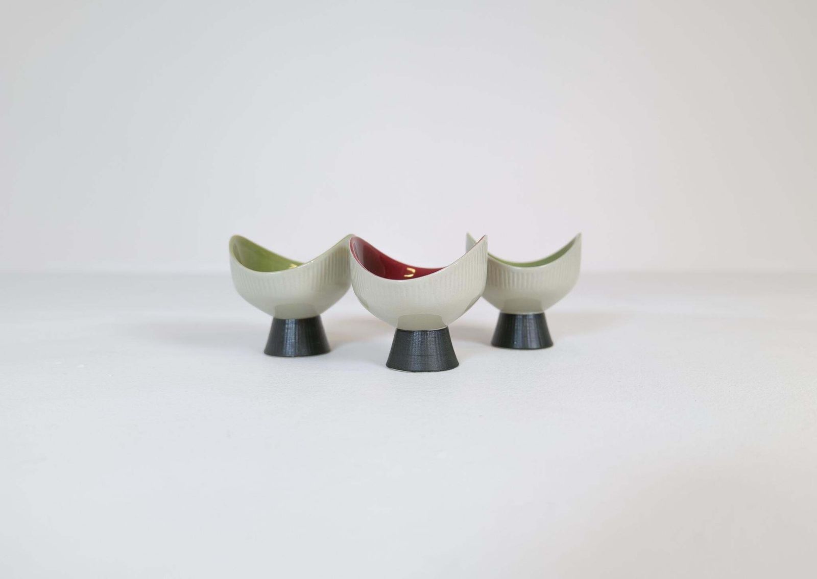 photo furniture Midcentury Modern Set Of 3 Bowls Bahia Carl Harry Stålhane Rörstrand Sweden