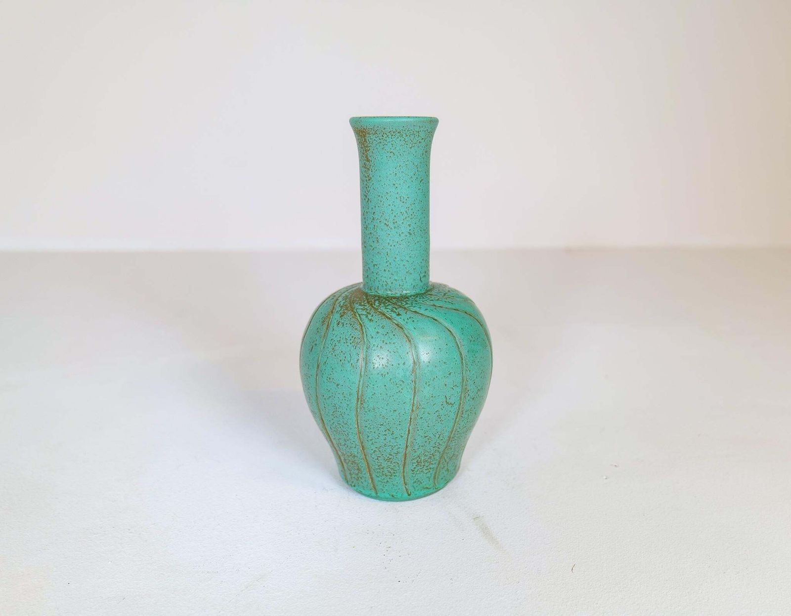 Art Deco Ceramic Vase Bo Fajans Ewald Dahlskog, Sweden, 1937 photo for sale