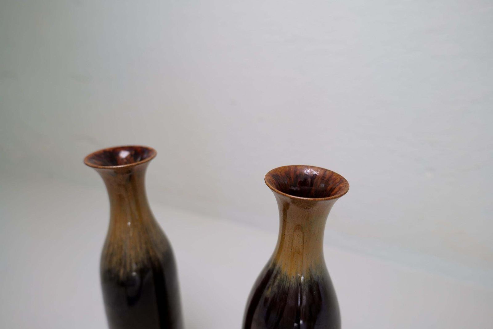 Scandinavian Modern Pair Of Ceramic Vases/Bottles Carl Harry Stålhane Sweden photo buy