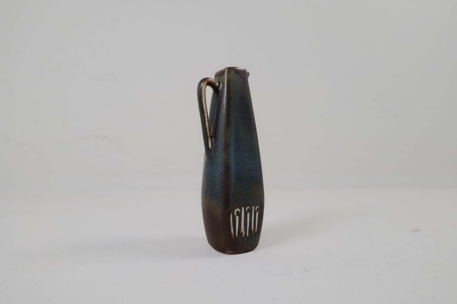 photo vintage Midcentury Modern Set Of 3 Ceramic Pieces Sweden 1950 Rörstrand Gunnar Nylund