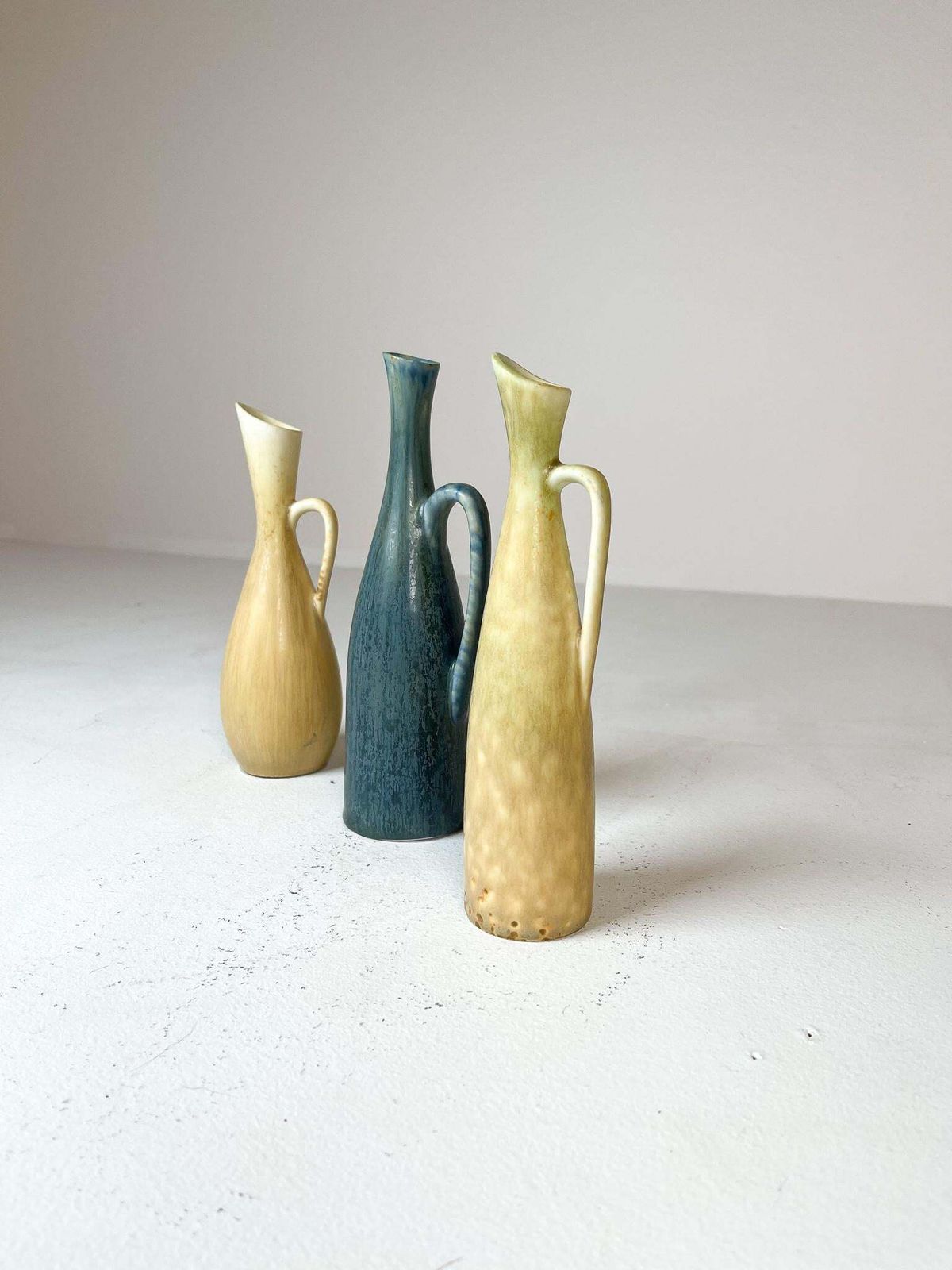 Mid Century Modern Set Of 3 Vases Rörstrand Carl Harry Stålhane, Sweden, 1950s photo 2052.0
