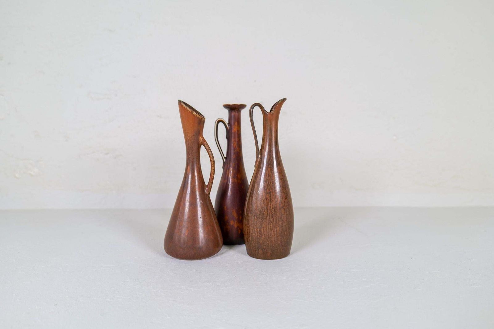 Midcentury Modern Set Of 3 Ceramic Pieces Rörstrand Gunnar Nylund Sweden, 1950s photo 1924.0